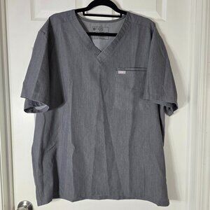 Figs Graphite Men's Leon 3 Pocket Scrub Top FM#1500 PO# 2688 Size XXL